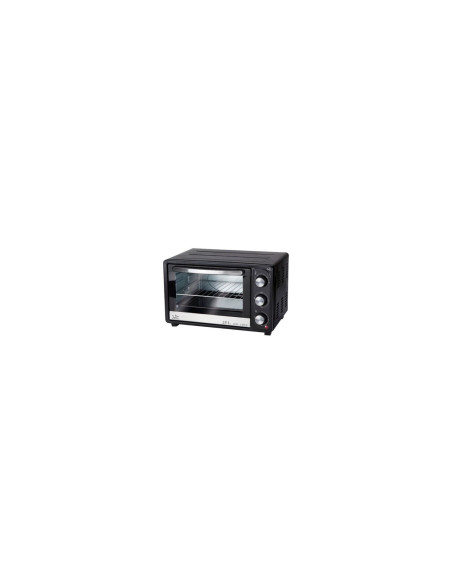 HORNO DE SOBREMESA JATA 1500W CAPACIDAD 28L FUNCION GRILL INDICADOR LUMINOSO TEMPORIZADOR DE 60 MIN BANDEJA Y PARRILLA EXTRAIBLE