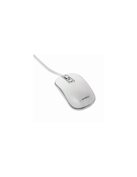 Gembird MUS-4B-06-WS ratón Ambidextro USB tipo A Í“ptico 1200 DPI