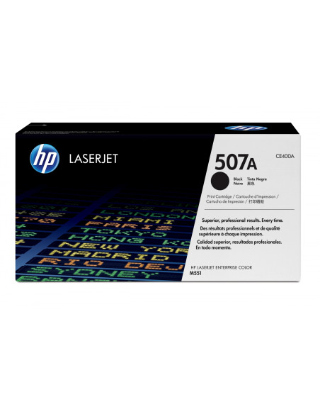 HP Cartucho de tóner original LaserJet 507A negro