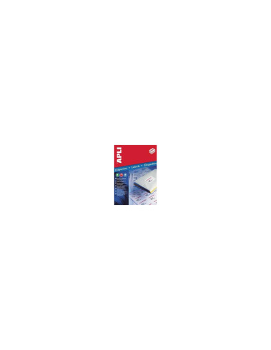 APLI Labels 105 x 148mm etiqueta autoadhesiva Blanco 400 pieza(s)