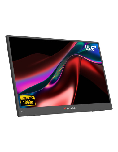 Verbatim Portable 15.6" FHD Monitor LIGHT Monitor portátil Negro 39,6