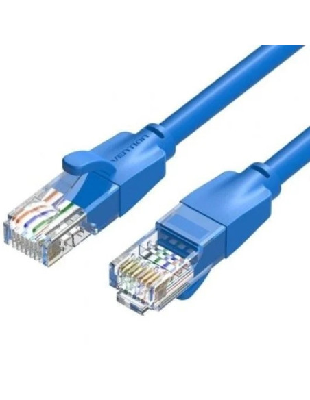 CABLE DE RED CAT.6 UTP 1M VENTION BLUE