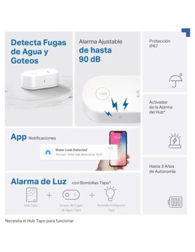 SENSOR TP-LINK TAPO T300 HUMEDAD