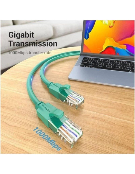 CABLE DE RED CAT.6 UTP 2M VENTION GREEN