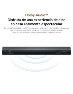 Barra de Sonido Xiaomi Sound Bar Pro 2.0 84W Bluetooth y Dolby Audio