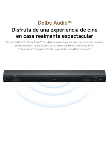 Barra de Sonido Xiaomi Sound Bar Pro 2.0 84W Bluetooth y Dolby Audio