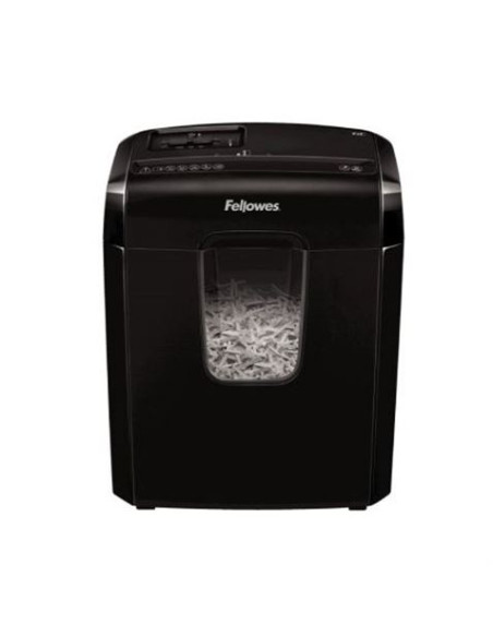 Fellowes Powershred 6C triturador de papel Corte cruzado 22 cm Negro