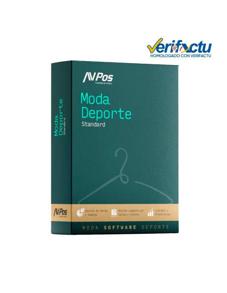 LICENCIA AVPOS MODA-DEPORTE STANDARD + SOPORTE ANUAL