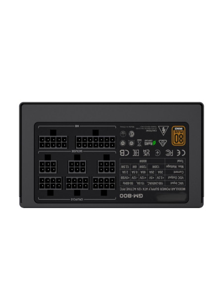 FUENTE DE ALIMENTACION GM 800W FULL MODULAR 80+ BRONZE