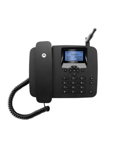 Motorola FW200L Teléfono DECT Identificador de llamadas Negro