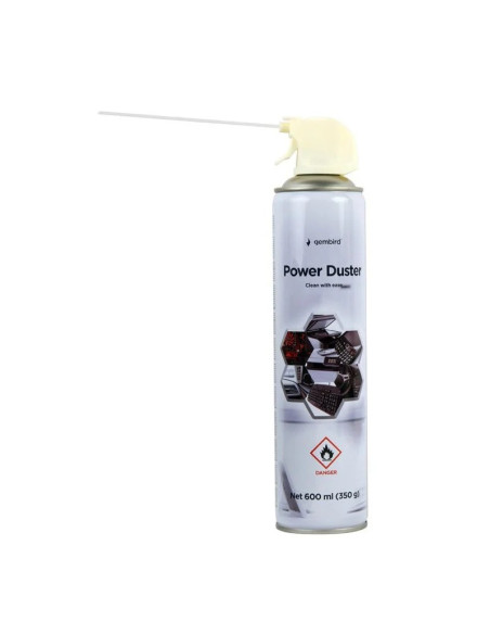 SPRAY LIMPIAPOLVO AIRE COMPRIMIDO GEMBIRD 600ML