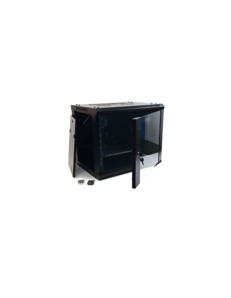 ARMARIO RACK 6U 60X60 CON TERMOSTATO 2 VENTILADORES 1 BANDEJA