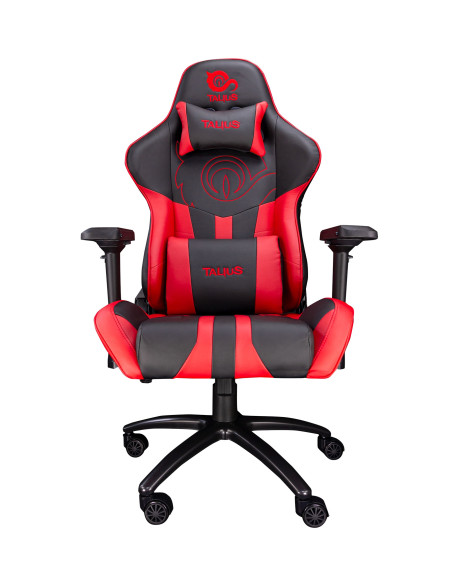 TALIUS Silla Viper Gaming Black/Red, 4D, Butterfly, Base Metal, Ruedas 60mm Nylon, Gas Clase 4