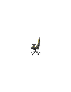 TALIUS silla Vulture gaming negra/amarilla butterfly, base nylon, ruedas nylon 2