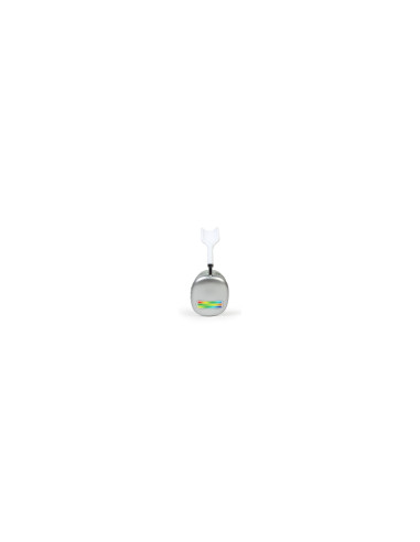 Gembird BHP-LED-02-W auricular y casco Auriculares Inalámbrico Diadema Llamadas/Música Bluetooth Blanco