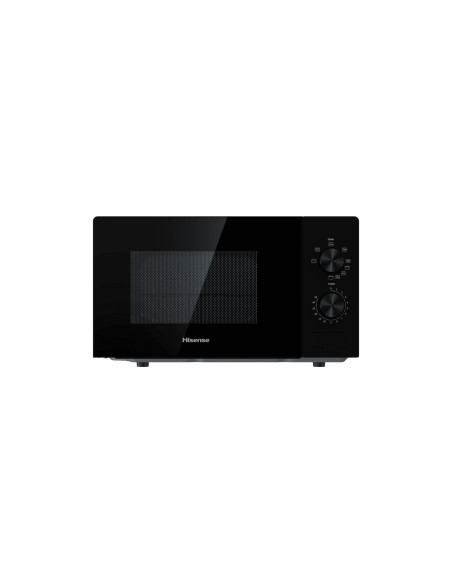 Hisense H20MOBP1G microondas Negro Microondas con grill Encimera 20 L