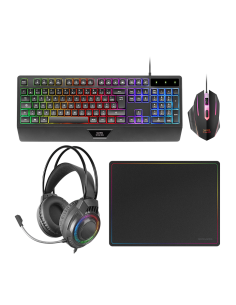 PACK MARS GAMING 4 EN 1 MCP124PRO TECLADO RGB H-MECH CON