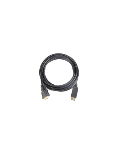CABLE ADAPTADOR GEMBIRD DISPLAYPORT MACHO A DVI MACHO 3M NEGRO CC-DPM-DVIM-3M