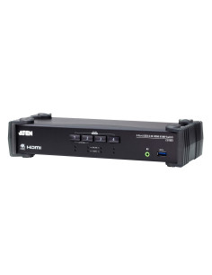 ATEN Switch KVMP&trade HDMI 4K USB 3.0 de 4 puertos
