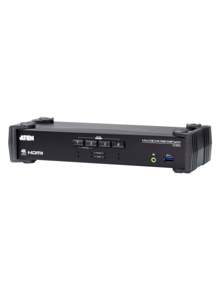 ATEN Switch KVMP&trade HDMI 4K USB 3.0 de 4 puertos