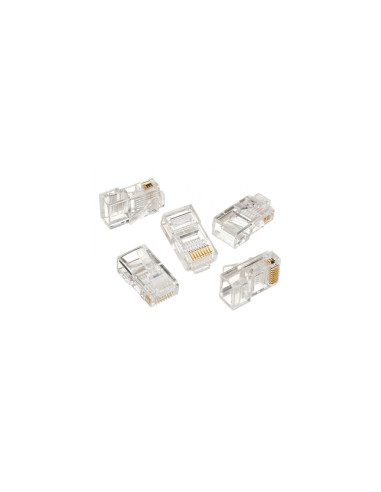 Gembird LC-8P8C-001/50 conector RJ-45 Transparente