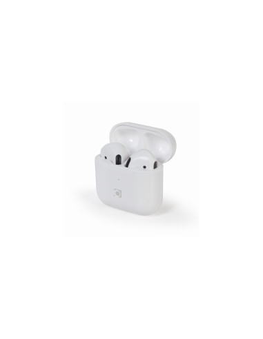 Gembird TWS-MLA-GW auricular y casco Auriculares Inalámbrico Dentro de oÍ­do Llamadas/Música USB Tipo C Bluetooth Blanco