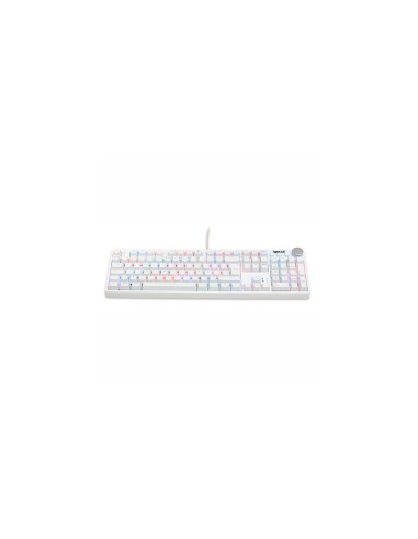 iggual Teclado gaming mecánico PEARL RGB blanco