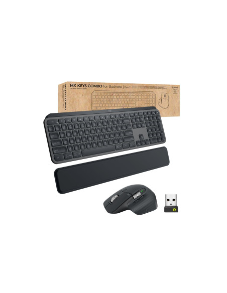 Logitech MX Keys combo for Business Gen 2 teclado Ratón incluido RF