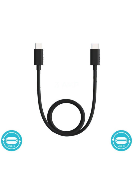 CABLE MOTOROLA SILICONE USB-C - USB-C 2M BLACK