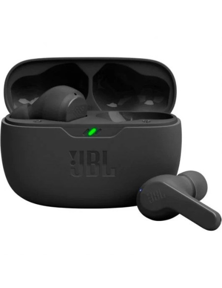 AURICULAR JBL WAVE BEAM WIRELESS BLUETOOTH 8H BLACK