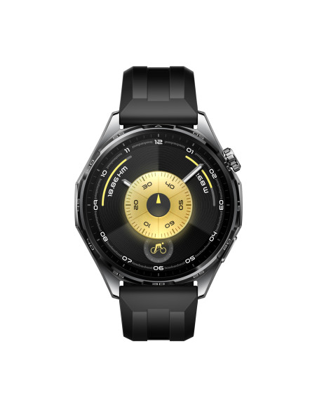 Huawei WATCH GT6 3,73 cm (1.47") AMOLED 46 mm Digital 466 x 466 Pixeles Pantalla táctil Negro GPS (satélite)