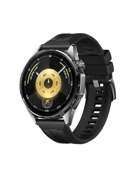 Huawei WATCH GT6 3,73 cm (1.47") AMOLED 46 mm Digital 466 x 466 Pixeles Pantalla táctil Negro GPS (satélite)
