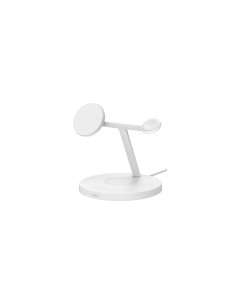 Belkin BoostCharge Pro Auriculares, Smartphone, Reloj inteligente Blanco USB Cargador inalámbrico Carga rápida Interior