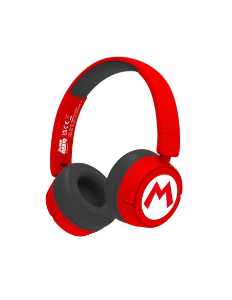 OTL Technologies Super Mario Auriculares Inalámbrico y alámbrico Diadema Música USB Tipo C Bluetooth Rojo, Negro