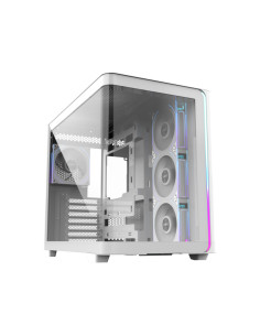 FSP M580-WP Plus Carcasa Midi Tower mITX, mATX Blanco ARGB