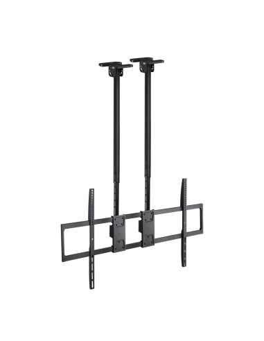 TooQ Soporte de Techo Extensible con doble mástil para Pantallas