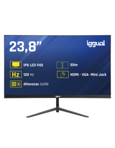 iggual Monitor 24" IPS 1ms FHD 120Hz VGA HDMI +Altavoces
