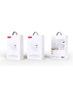 CARGADOR DE CORRIENTE L116 30W TIPO C + USB XO 2