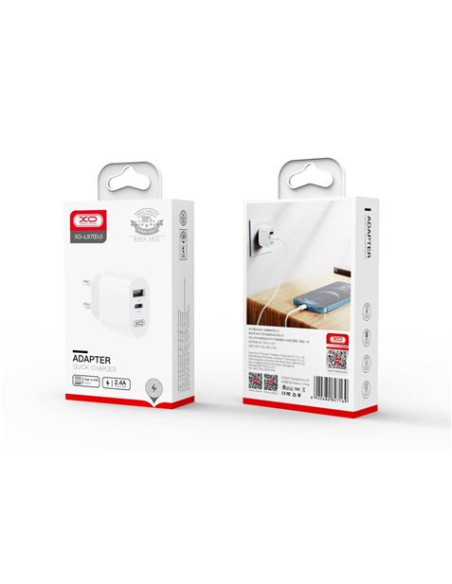 CARGADOR DE CORRIENTE L97 TIPO C + USB XO