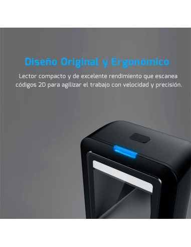 LECTOR AVPOS CODIGOS 1D + 2D + QR 630 SOBREMESA USB