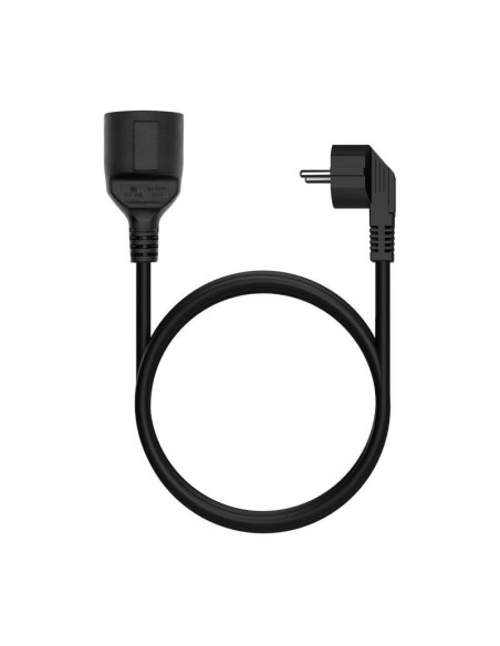 CABLE ALARGADOR ALIMENTACION SCHUKO PC AISENS 3M BLACK