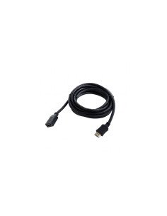 CABLE GEMBIRD HDMI MACHO A HDMI HEMBRA ETHERNET 1.8METROS NEGRO CC-HDMI4X-6