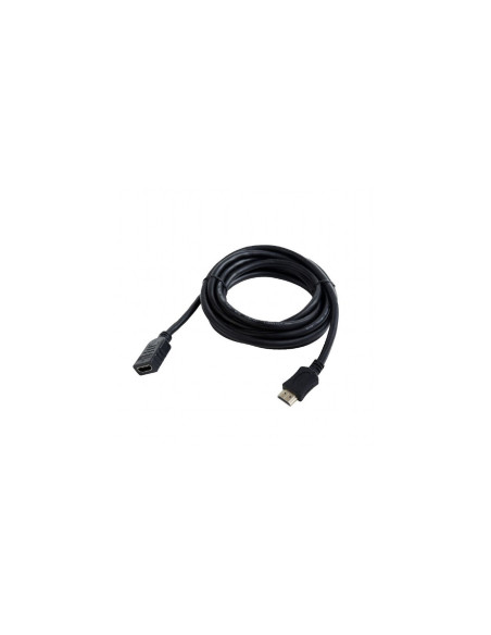 CABLE GEMBIRD HDMI MACHO A HDMI HEMBRA ETHERNET 1.8METROS NEGRO CC-HDMI4X-6