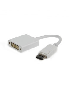 Gembird A-DPM-DVIF-002-W adaptador de cable de vÍ­deo 0,1 m DisplayPort DVI Blanco