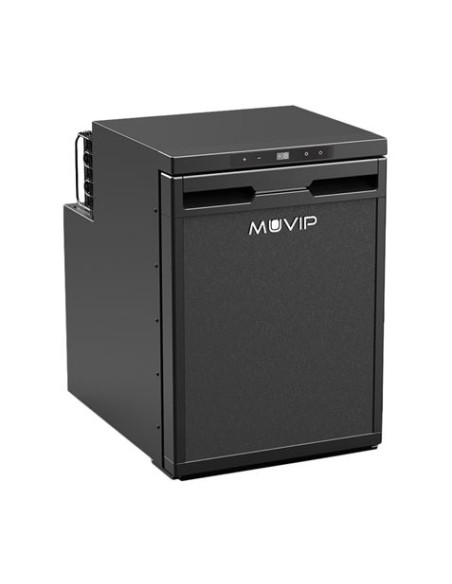 NEVERA FIJA CON COMPRESOR 12V 44 LITROS DOBLE ZONA 60W MUVIP