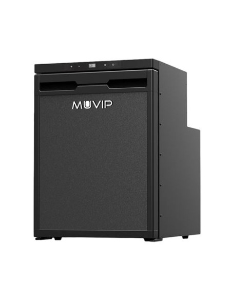 NEVERA FIJA CON COMPRESOR 12V 44 LITROS DOBLE ZONA 60W MUVIP