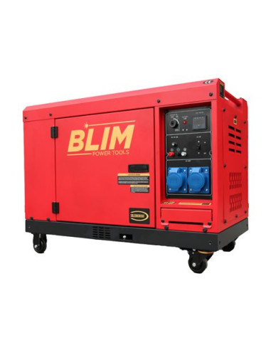 GENERADOR INSONORIZADO TRIFÁSICO GASOIL 6500W BLIM