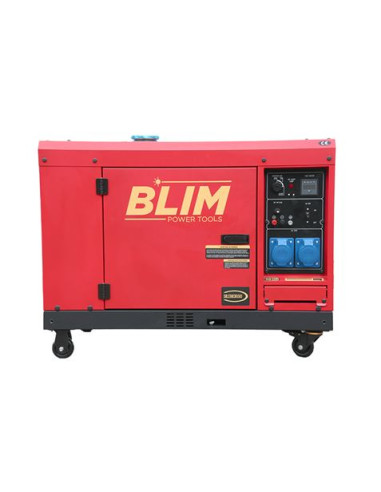 GENERADOR INSONORIZADO TRIFÁSICO GASOIL 6500W BLIM