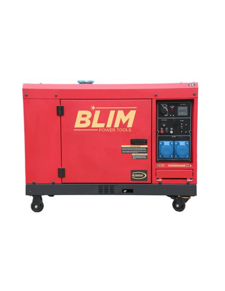 GENERADOR INSONORIZADO TRIFÁSICO GASOIL 6500W BLIM