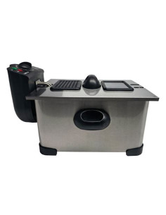 FREIDORA 5 LITROS INOX 2000W DESMONTABLE CON VENTANA MUVIP 2